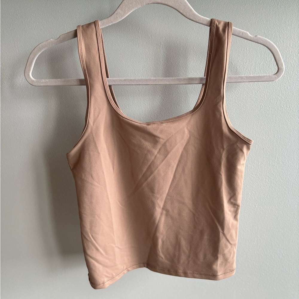 Abercrombie & Fitch - Tan scoop neck tank